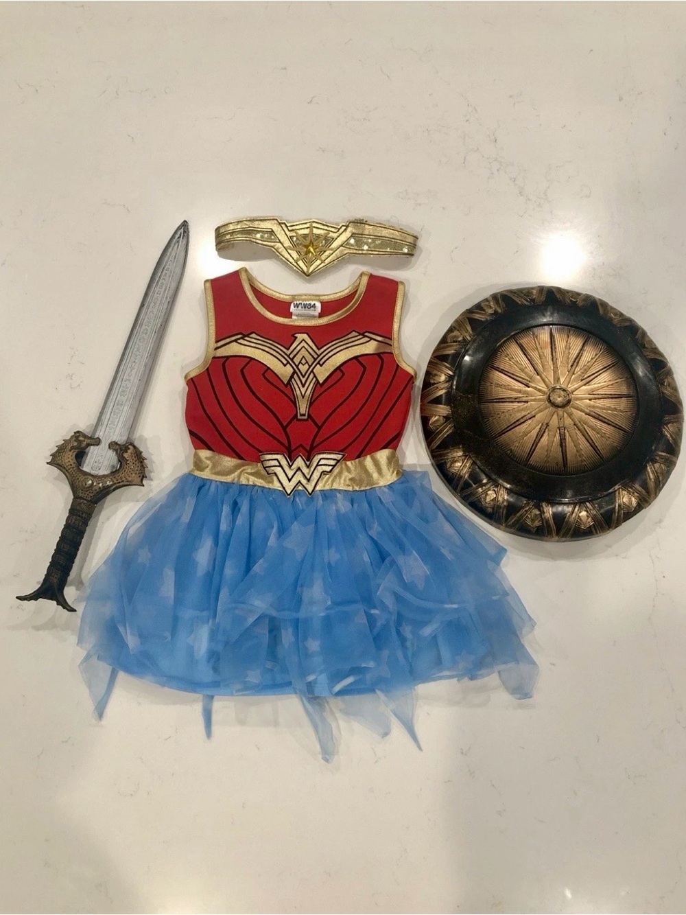 Wonder Woman Size 4/5 Costume Cosplay and Accessories